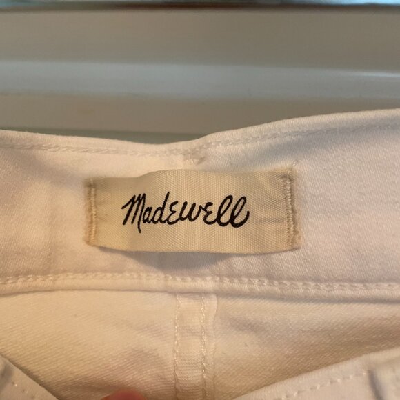 Madewell Toothpick High-Rise Jeans - White - Picture 2 of 3